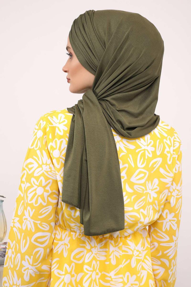 Effortless Instant Cotton Shawl for Women, Instant Cotton Lightweight Hijab Headscarf, Comfortable and Large Women Hijab Shawl,CPS-44