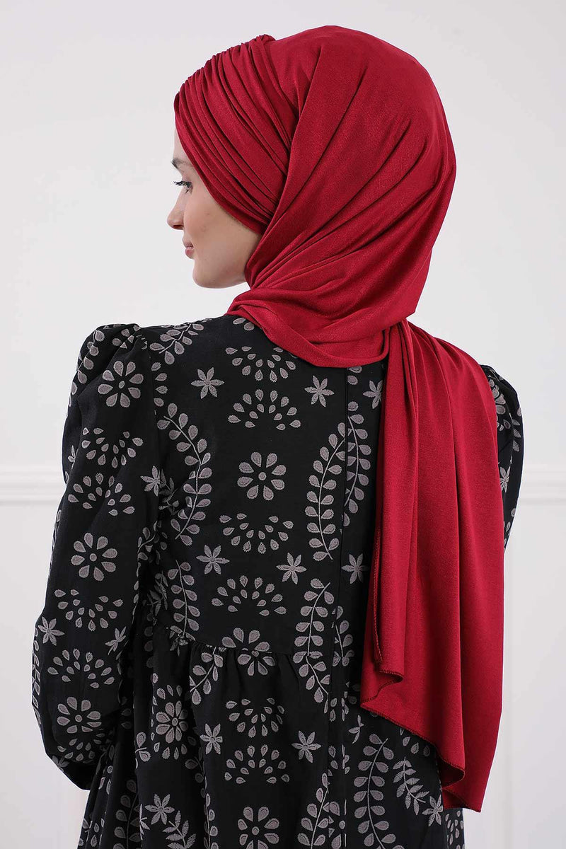 Effortless Instant Cotton Shawl for Women, Instant Cotton Lightweight Hijab Headscarf, Comfortable and Large Women Hijab Shawl,CPS-44