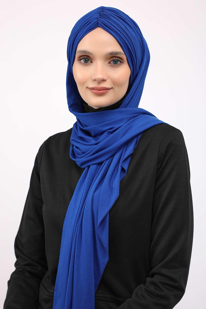 Effortless Instant Cotton Shawl for Women, Instant Cotton Lightweight Hijab Headscarf, Comfortable and Large Women Hijab Shawl,CPS-44
