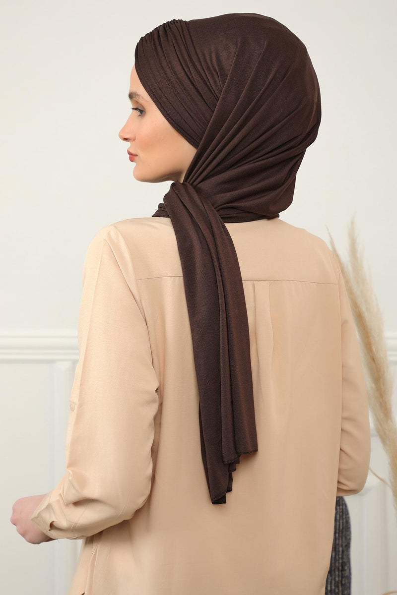 Effortless Instant Cotton Shawl for Women, Instant Cotton Lightweight Hijab Headscarf, Comfortable and Large Women Hijab Shawl,CPS-44