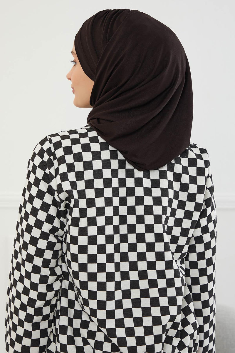 Effortless Instant Cotton Shawl for Women, Instant Cotton Lightweight Hijab Headscarf, Comfortable and Large Women Hijab Shawl,CPS-44