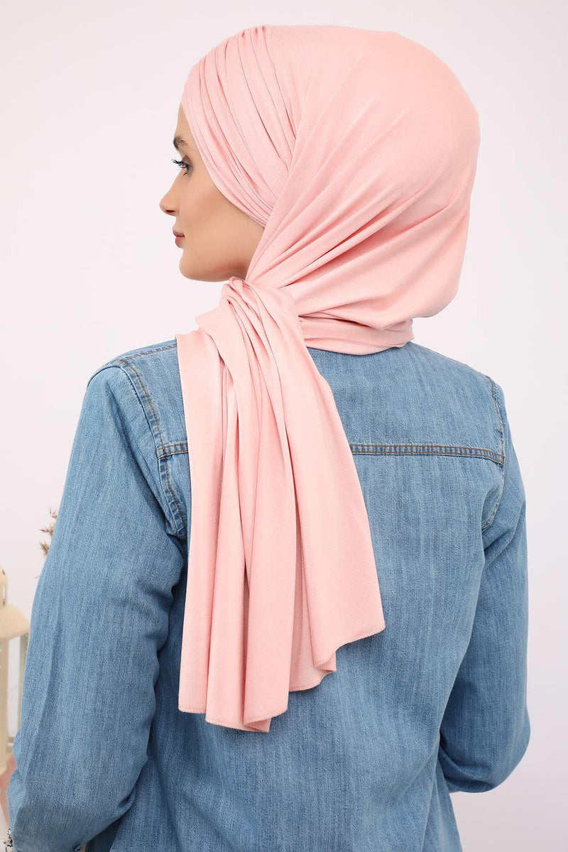 Effortless Instant Cotton Shawl for Women, Instant Cotton Lightweight Hijab Headscarf, Comfortable and Large Women Hijab Shawl,CPS-44