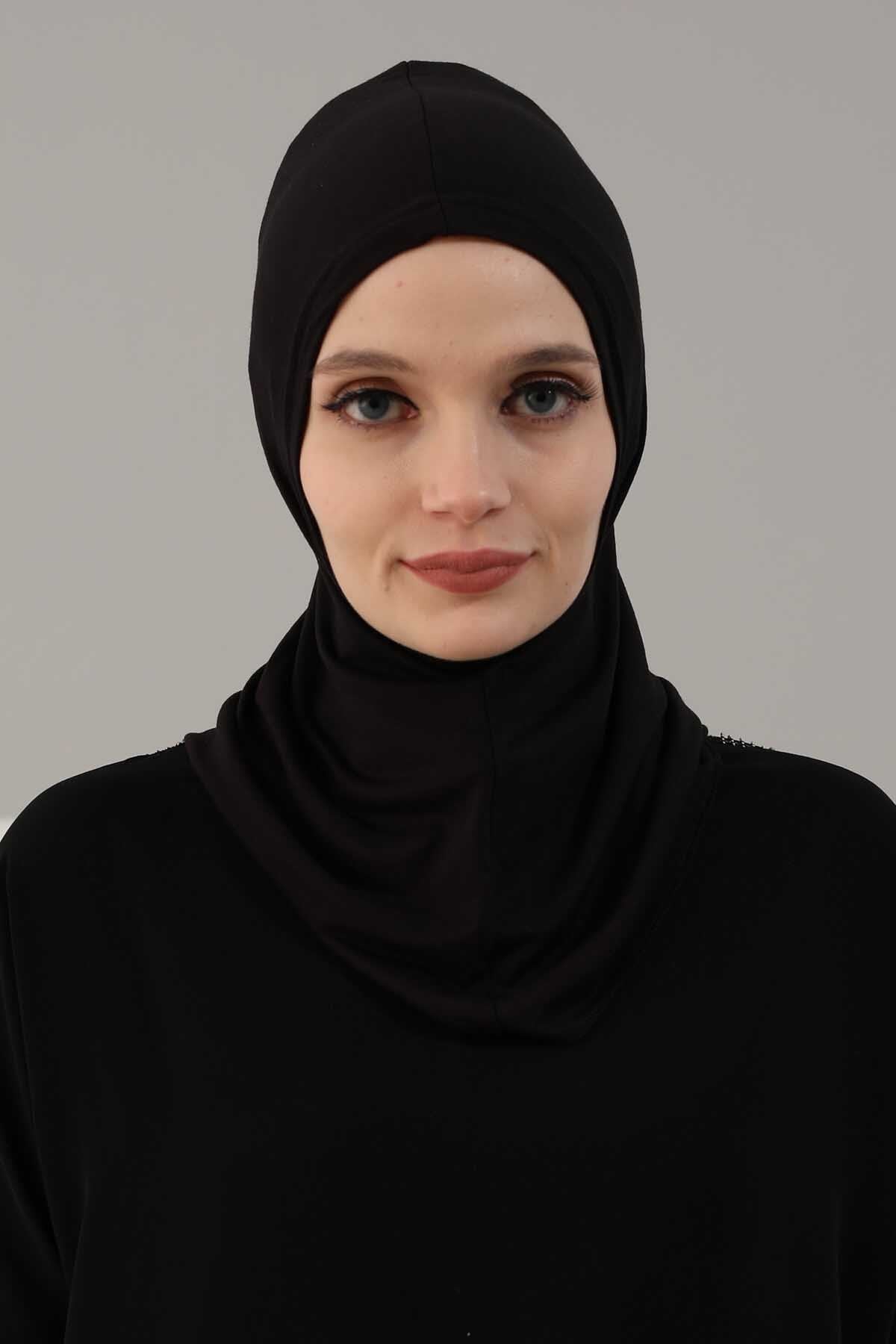 غطاء حجاب أنيق كامل للرأس والرقبة، غطاء رأس داخلي عمامة فورية، غطاء رأس نينجا خفيف الوزن، هدية رمضان للمسلمين، TB-1