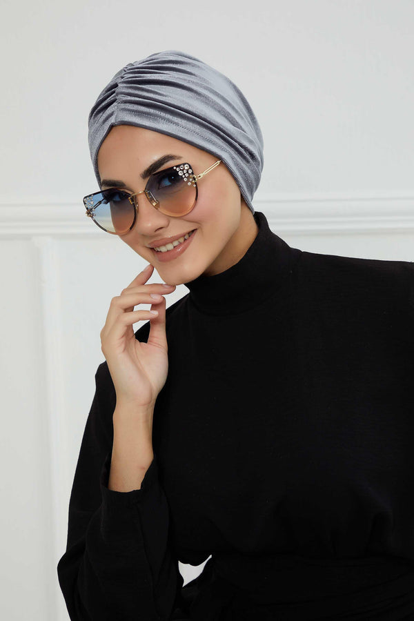 Velvet Turban Bonnets
