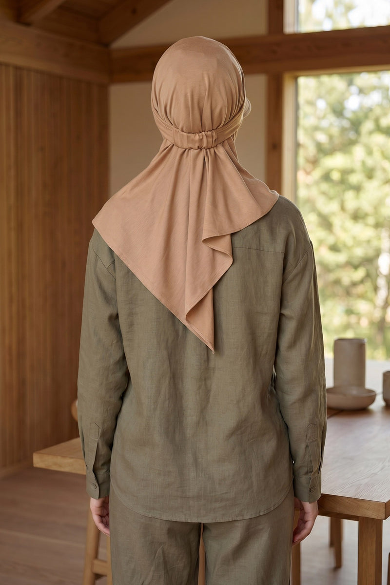 Everyday Sports Hijab with Removable Visor, Practical Jersey Shawl,SPS-1