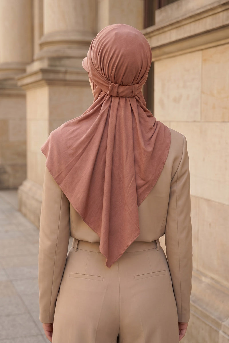 Everyday Sports Hijab with Removable Visor, Practical Jersey Shawl,SPS-1