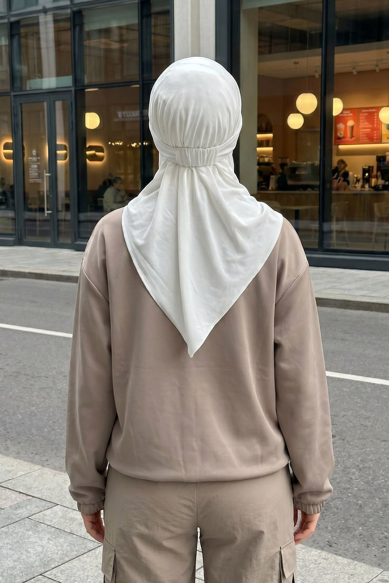 Everyday Sports Hijab with Removable Visor, Practical Jersey Shawl,SPS-1