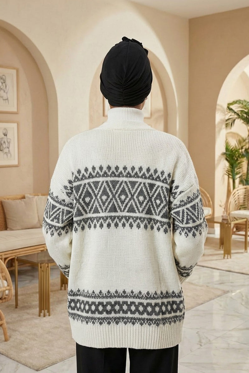 Floral Design Instant Turban Hijab for All Seasons, Ready to Wear Headscarf with Rose Accent, Soft Stretchy Fabric, Comfortable One Size Head Cover for Women,B-21O