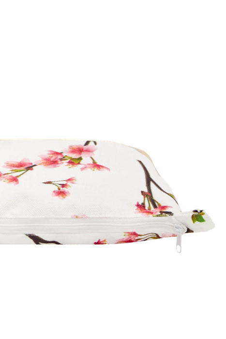 Floral Pattern Tiny Handbag Vanity Bag Toiletry Bag for Women,CMK-4A Pattern 1 - Petrol Green