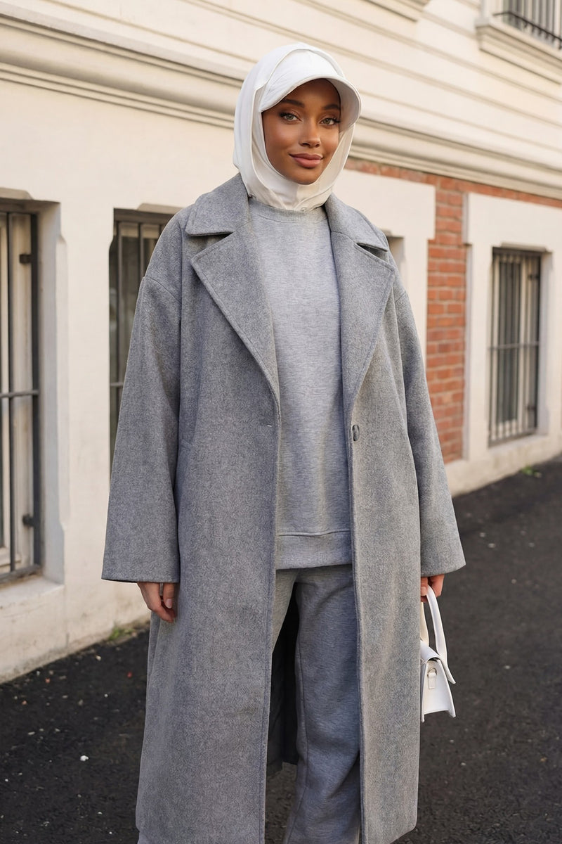 Full Coverage Bonnet Hijab with Visor, Ready to Wear Modest Visor Underscarf Bonnet with Neck Cover for All Seasons,B-88O