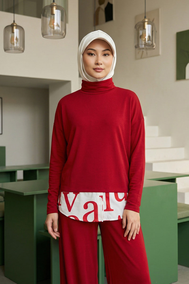 Full Coverage Cotton Bonnet Hijab with Visor, Ready to Wear Modest Visor Underscarf Bonnet with Neck Cover,B-88P Ivory