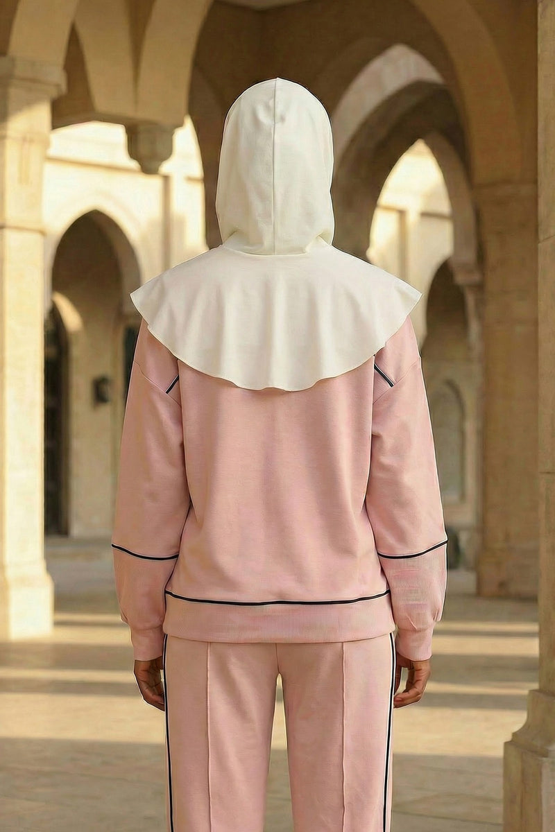 Full Coverage Instant Women Bonnet, All Season Ready-to-Wear Hijab Bonnet with Neck Coverage,B-89O