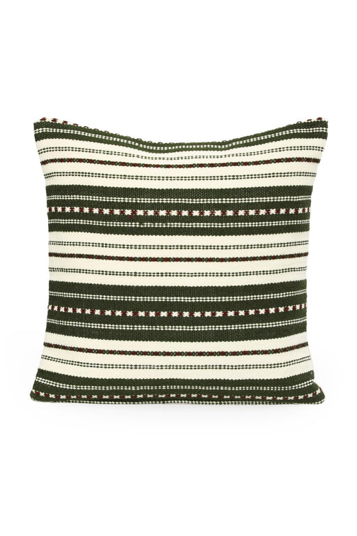 Hand Knotted Decorative Wool Throw Pillow Cover Traditional Anatolian Hand Loom Woven Handcrafted 45x45 cm Cushion Cover,K-236 Multicolored