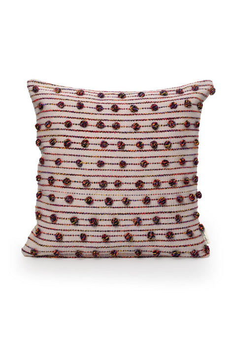 Hand Knotted Decorative Wool Throw Pillow Cover Traditional Anatolian Hand Loom Woven Handcrafted  45x45 cm Cushion Cover,K-242