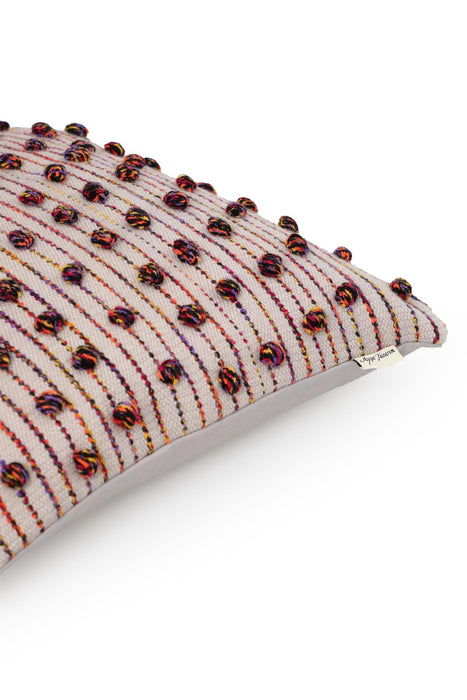 غطاء وسادة من الصوف المزخرف معقود يدويًا، غطاء وسادة منسوج يدويًا من الأناضول التقليدي مقاس 45 × 45 سم، K-242