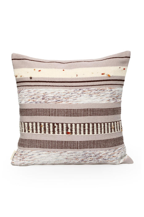 Hand Knotted Decorative Wool Throw Pillow Cover Traditional Anatolian Hand Loom Woven Handcrafted  45x45 cm Cushion Cover,K-243