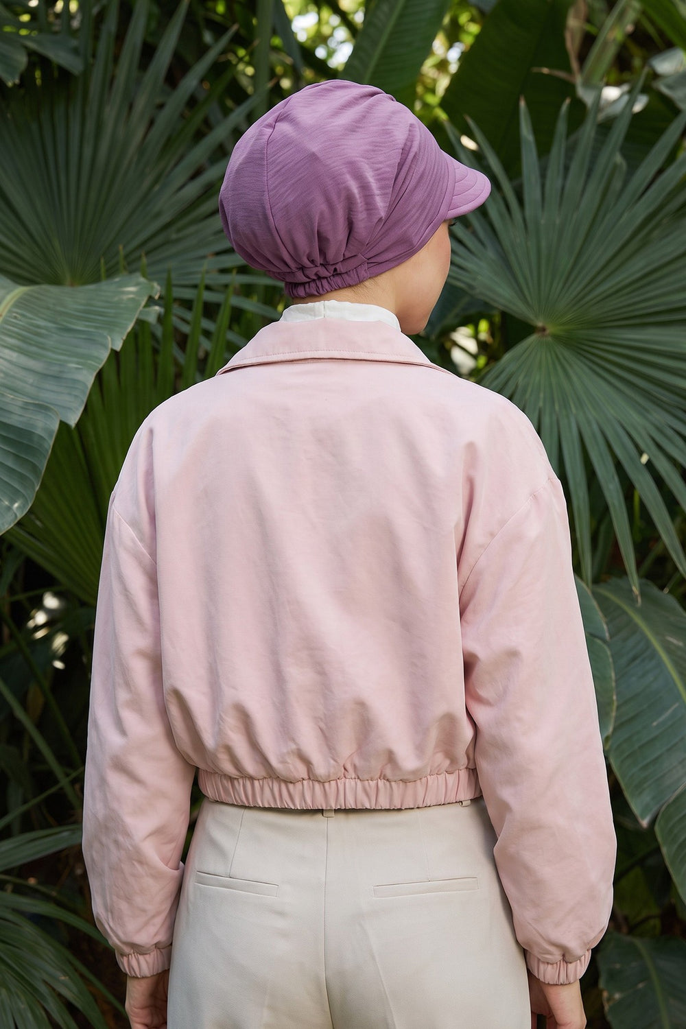 High Quality Newsboy Women Hat, Pre-Tied Turban made from High Quality Wrinkle-Resistant Aerobin Fabric, Visored Instant Turban Cover,B-73A