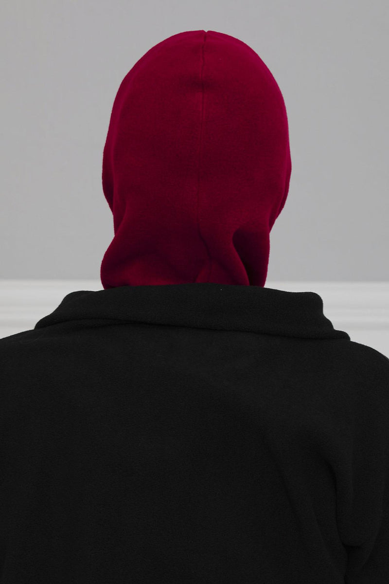 Premium Soft Fleece Instant Turban Bonnet for Women, Head and Neck Full Coverage Hijab Head Wear, Soft & Comfortable Modest Head Wrap,TB-1P