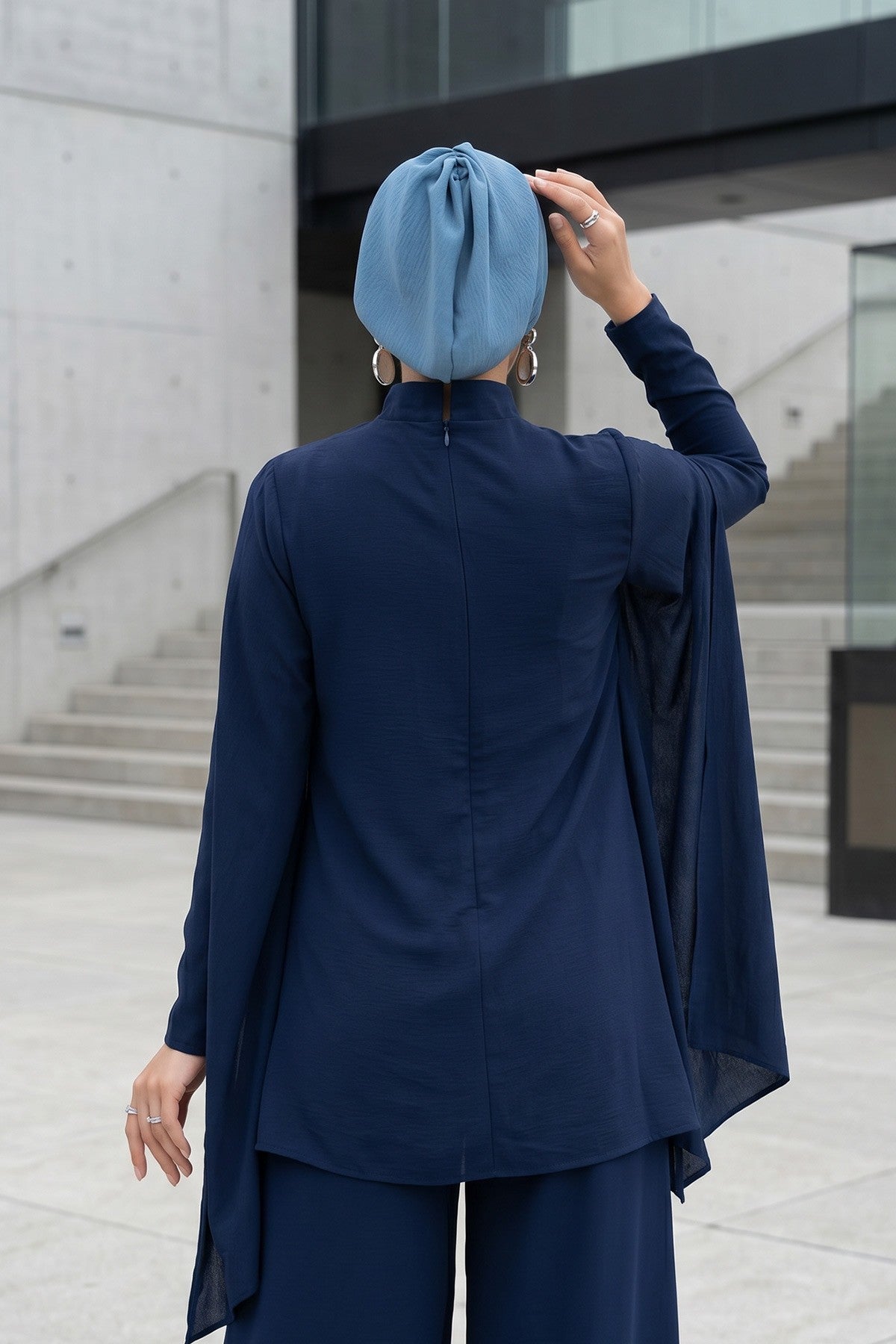 Instant Aerobin Hijab Bonnet, Lightweight Ready-to-Wear Modest Head Covering,B-102A