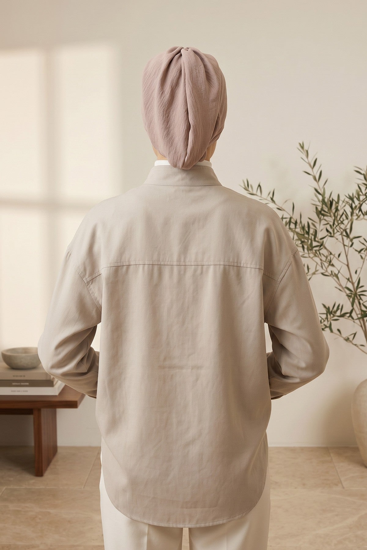 Instant Aerobin Hijab Bonnet, Lightweight Ready-to-Wear Modest Head Covering,B-102A