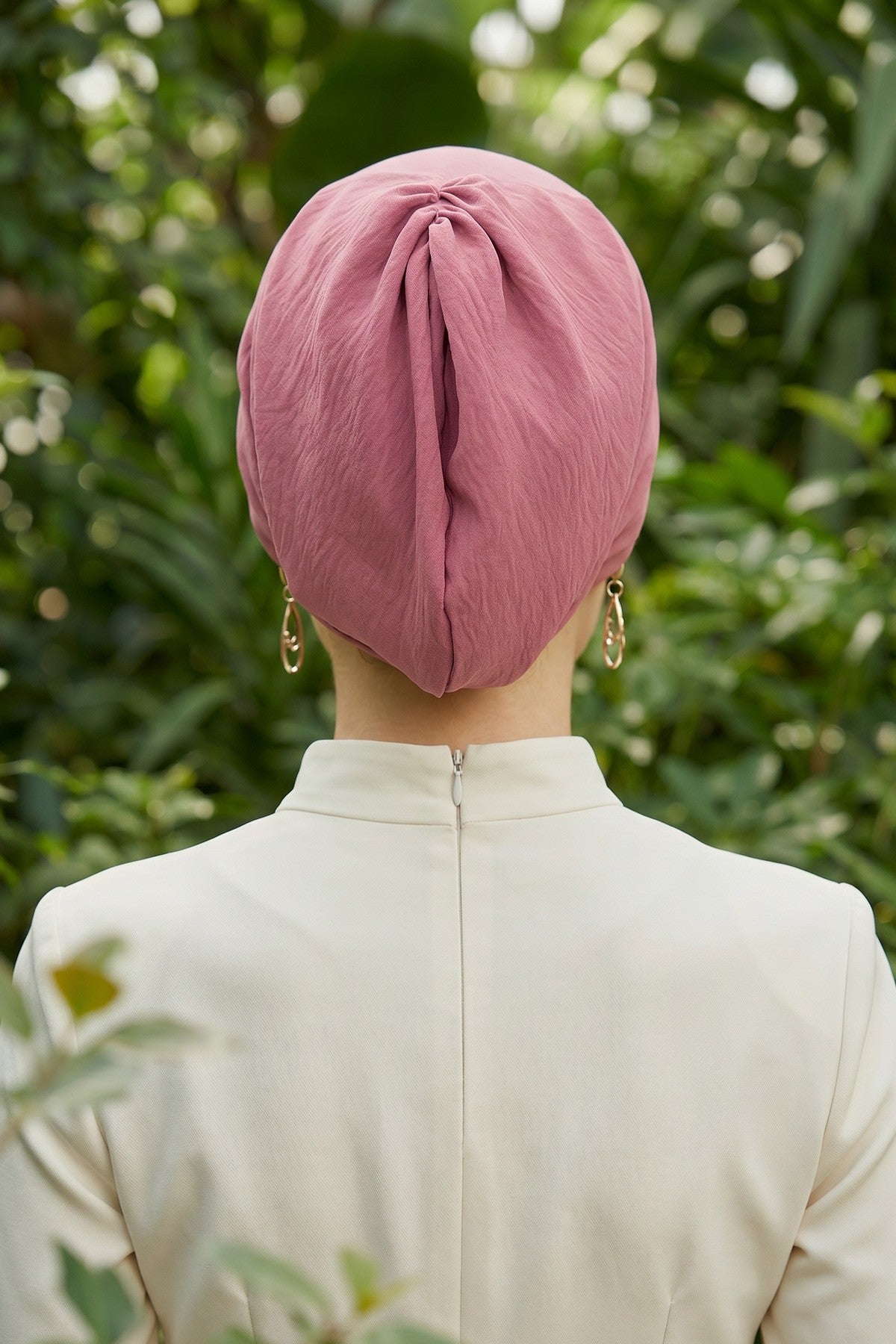 Instant Aerobin Hijab Bonnet, Lightweight Ready-to-Wear Modest Head Covering,B-102A