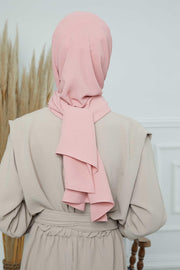 Instant Aerobin Shawl Newsboy Scarves Bandana Women's Cap Turban Visor Stylish Hijab Hat Turban,SS-1A Pink