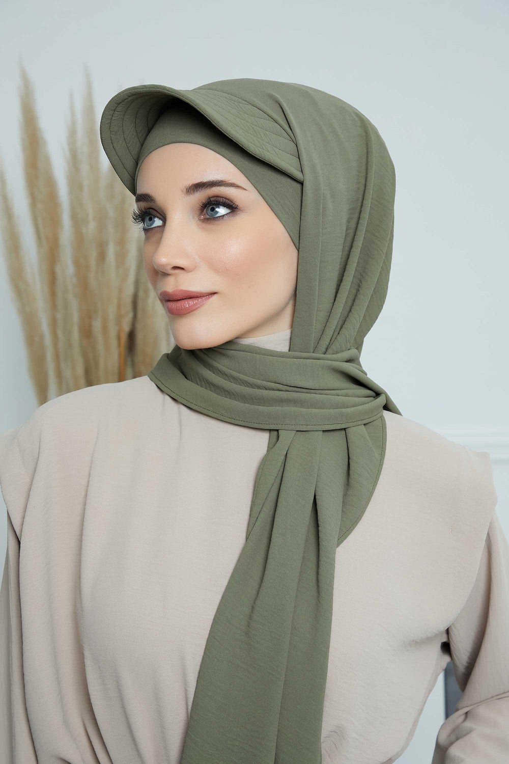 Instant Aerobin Shawl Newsboy Scarves Bandana Women's Cap Turban Visor Stylish Hijab Hat Turban,SS-1A Pink