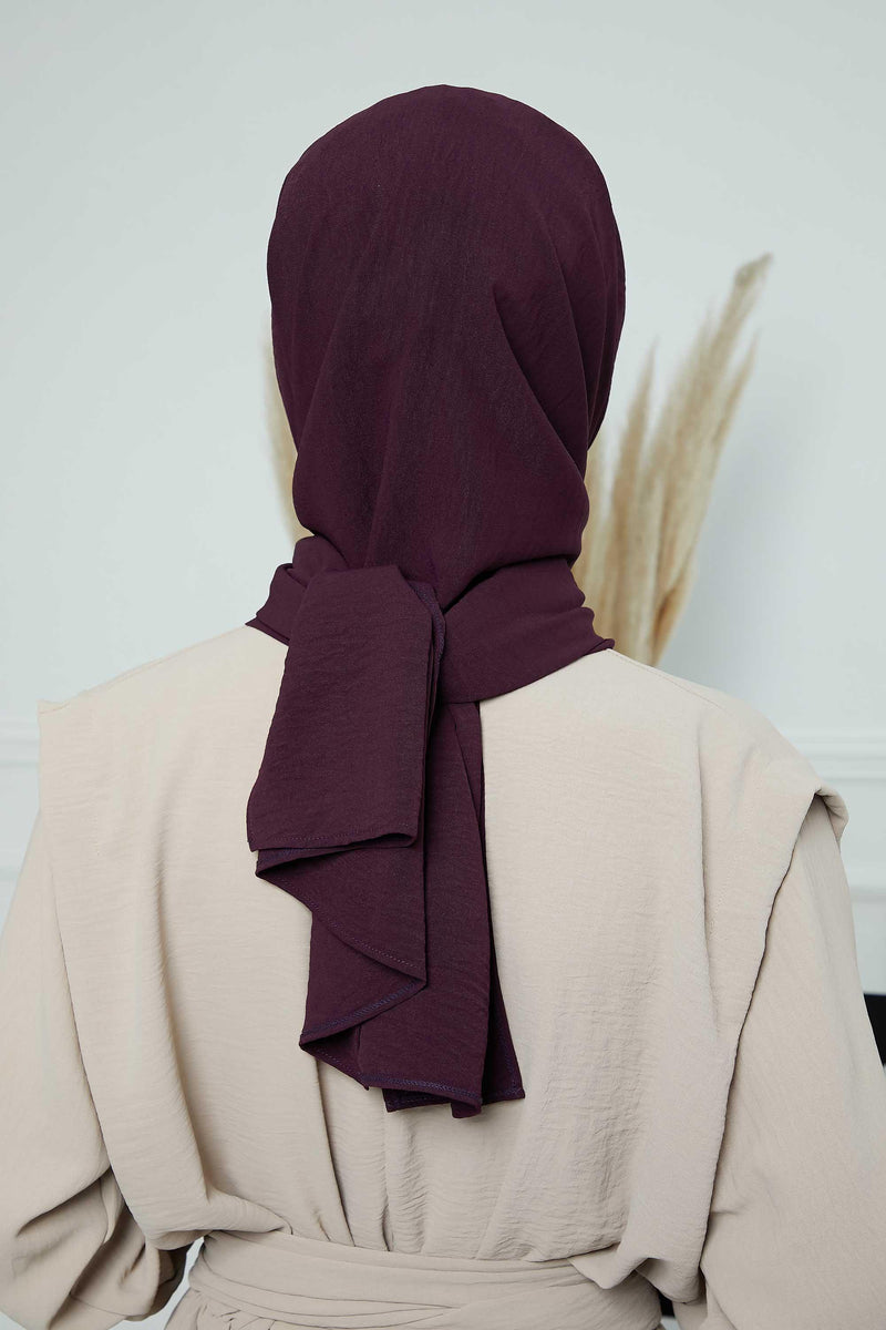 Instant Aerobin Shawl Newsboy Scarves Bandana Women's Cap Turban Visor Stylish Hijab Hat Turban,SS-1A Purple