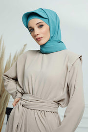 Instant Aerobin Shawl Newsboy Scarves Bandana Women's Cap Turban Visor Stylish Hijab Hat Turban,SS-1A Mint Green