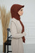 Instant Aerobin Shawl Newsboy Scarves Bandana Women's Cap Turban Visor Stylish Hijab Hat Turban,SS-1A Cinnamon