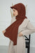 Instant Aerobin Shawl Newsboy Scarves Bandana Women's Cap Turban Visor Stylish Hijab Hat Turban,SS-1A Cinnamon