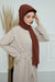 Instant Aerobin Shawl Newsboy Scarves Bandana Women's Cap Turban Visor Stylish Hijab Hat Turban,SS-1A Cinnamon