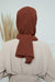 Instant Aerobin Shawl Newsboy Scarves Bandana Women's Cap Turban Visor Stylish Hijab Hat Turban,SS-1A Cinnamon
