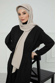 Instant Aerobin Shawl Newsboy Scarves Bandana Women's Cap Turban Visor Stylish Hijab Hat Turban,SS-1A Beige