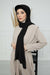 Instant Aerobin Shawl Newsboy Scarves Bandana Women's Cap Turban Visor Stylish Hijab Hat Turban,SS-1A Black