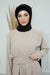 Instant Aerobin Shawl Newsboy Scarves Bandana Women's Cap Turban Visor Stylish Hijab Hat Turban,SS-1A Black