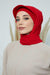 Instant Aerobin Shawl Newsboy Scarves Bandana Women's Cap Turban Visor Stylish Hijab Hat Turban,SS-1A Red