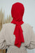 Instant Aerobin Shawl Newsboy Scarves Bandana Women's Cap Turban Visor Stylish Hijab Hat Turban,SS-1A Red