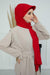 Instant Aerobin Shawl Newsboy Scarves Bandana Women's Cap Turban Visor Stylish Hijab Hat Turban,SS-1A Red