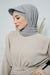 Instant Aerobin Shawl Newsboy Scarves Bandana Women's Cap Turban Visor Stylish Hijab Hat Turban,SS-1A Grey