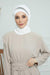 Instant Aerobin Shawl Newsboy Scarves Bandana Women's Cap Turban Visor Stylish Hijab Hat Turban,SS-1A White