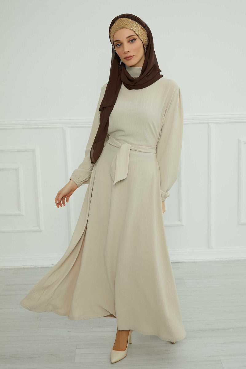 Instant Chiffon Shawl Elegant Ready to Wear Turban Head Wrap Scarf with Sequin Front Band,PBS-1P