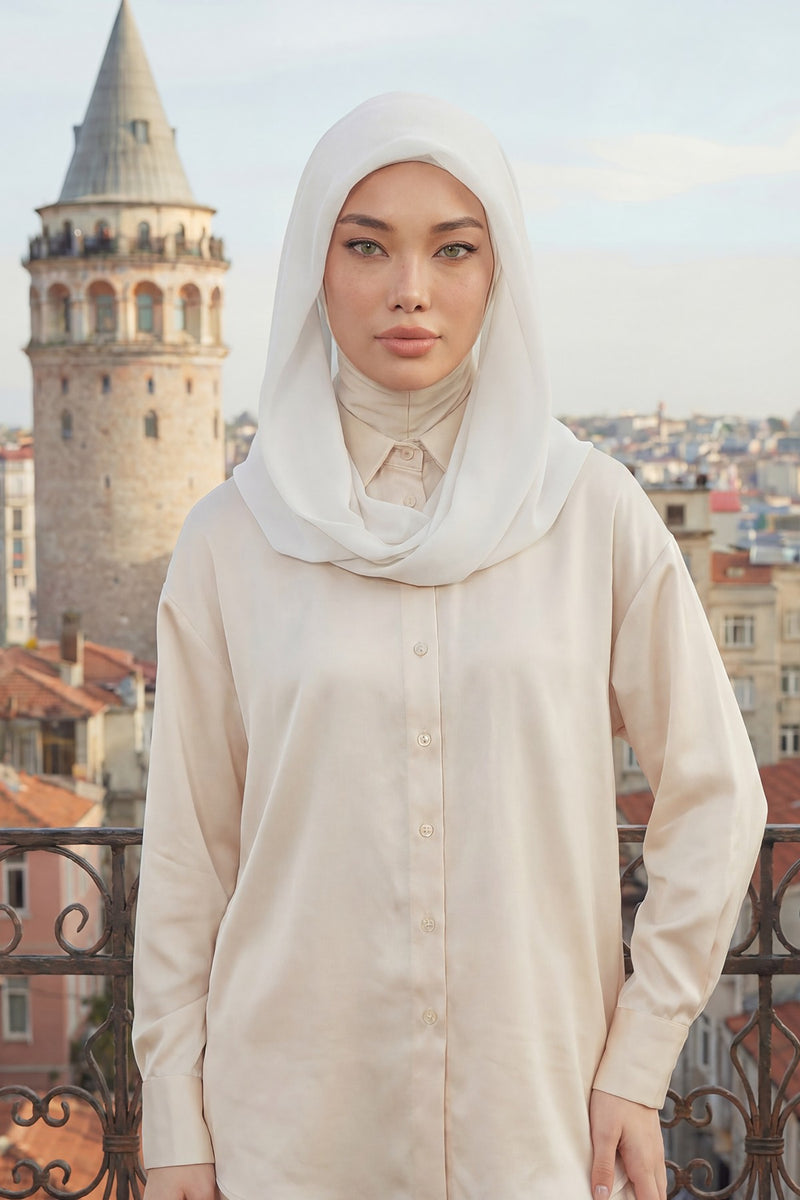 Instant Chiffon Shawl for Women With Cotton Bonnet Chiffon Turban Cap Head Wrap Instant Turban Scarf,PS-45