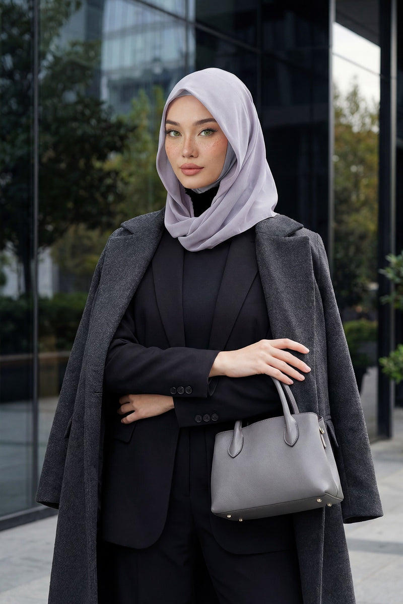 Instant Chiffon Shawl for Women With Cotton Bonnet Chiffon Turban Cap Head Wrap Instant Turban Scarf,PS-45