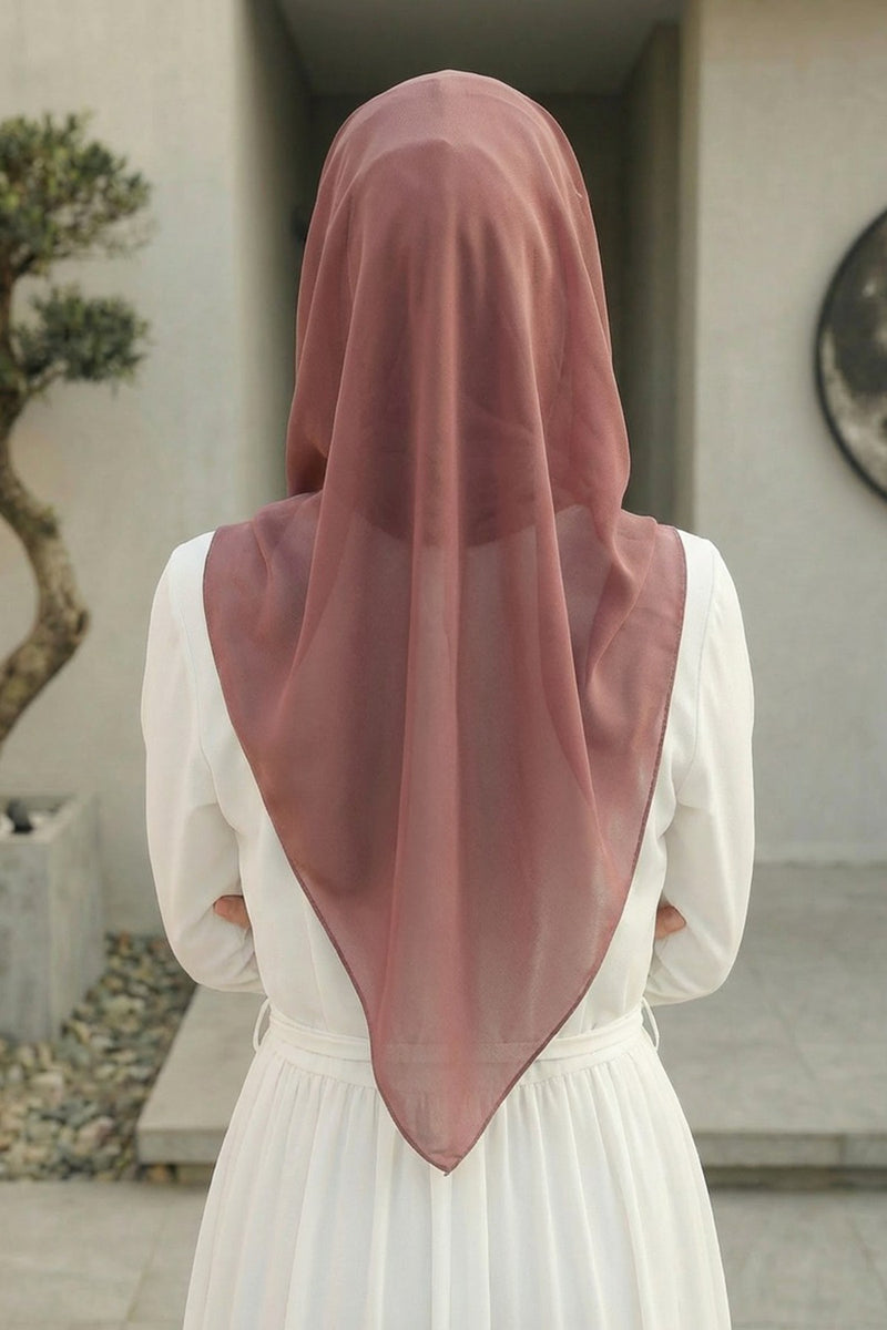 Instant Chiffon Shawl for Women With Cotton Bonnet Chiffon Turban Cap Head Wrap Instant Turban Scarf,PS-45