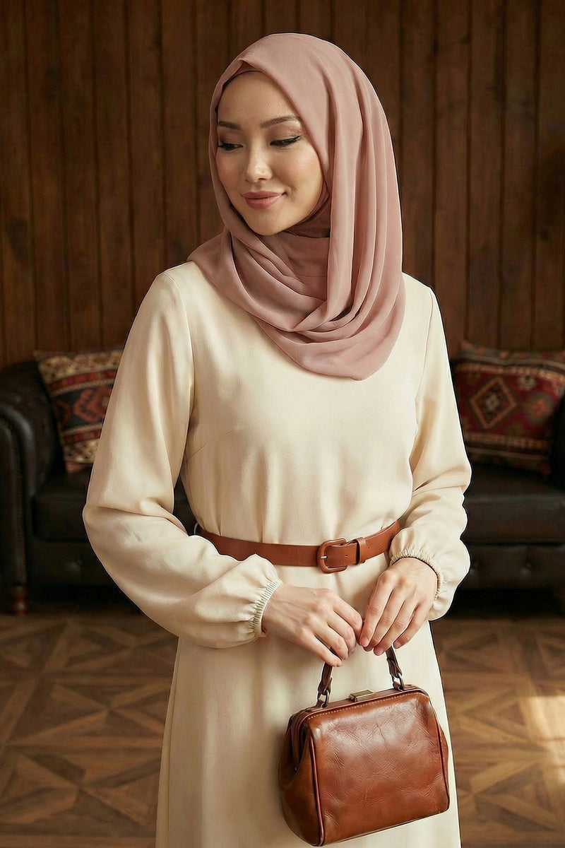 Instant Chiffon Shawl for Women With Cotton Bonnet Chiffon Turban Cap Head Wrap Instant Turban Scarf,PS-45