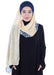 Instant Chiffon Shawl for Women With Cotton Bonnet Chiffon Turban Cap Head Wrap Instant Turban Scarf,BTS-1 Navy Blue