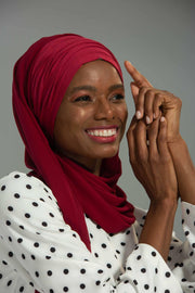 Instant Chiffon Shawl for Women With Cotton Bonnet Chiffon Turban Cap Head Wrap Instant Turban Scarf,BTS-1 Baby Blue