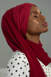 Instant Chiffon Shawl for Women With Cotton Bonnet Chiffon Turban Cap Head Wrap Instant Turban Scarf,BTS-1 Baby Blue