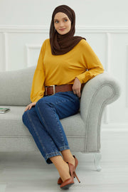 Instant Chiffon Shawl for Women With Cotton Bonnet Chiffon Turban Cap Head Wrap Instant Turban Scarf,BTS-1 Brown